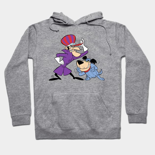 Funny Cartoon Bad Guys Hoodie by markscartoonart62